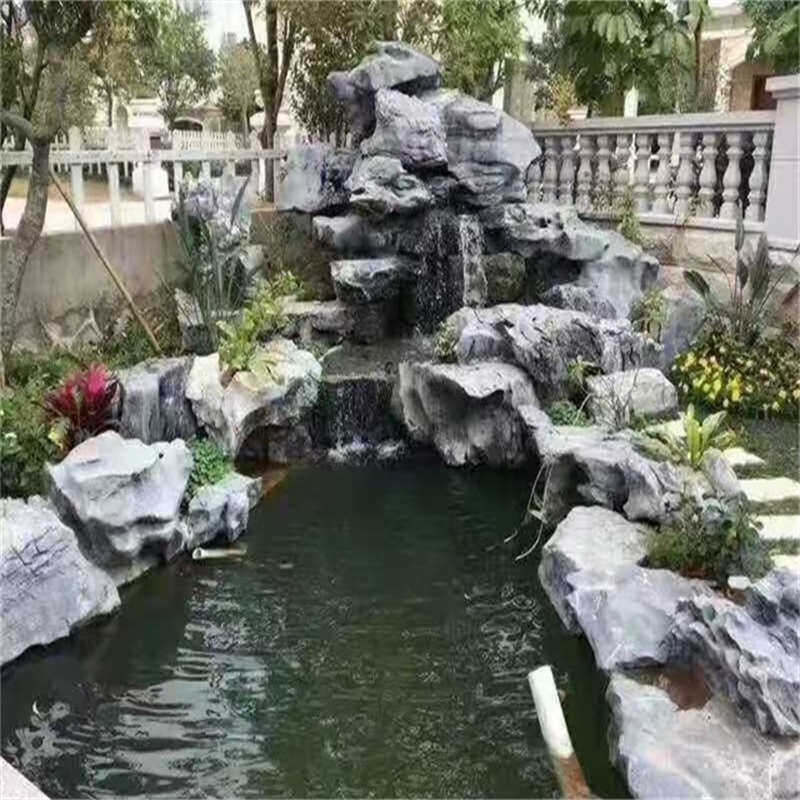 清江浦庭院鱼池改造过滤